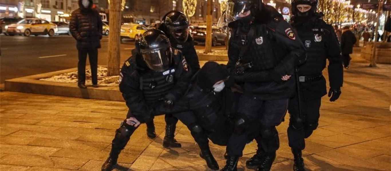 Μόσχα: Ισχυρή παρουσία της Αστυνομίας προς αποφυγή εκτρόπων από τους διαδηλωτές